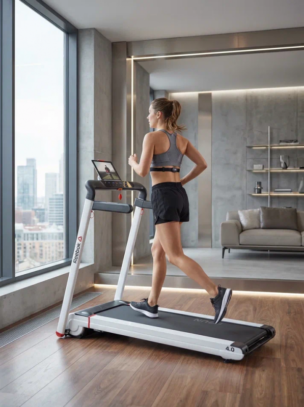 Беговая дорожка Reebok i-Run 4.0 серебристая