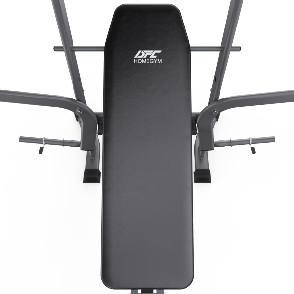 Скамья со стойками под штангу DFC с опциями D350